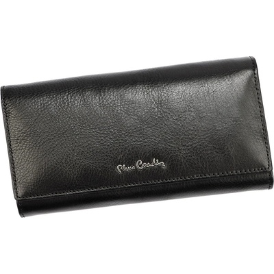 Pierre Cardin dámska kožená peňaženka s mincovníkom na sponu čierna