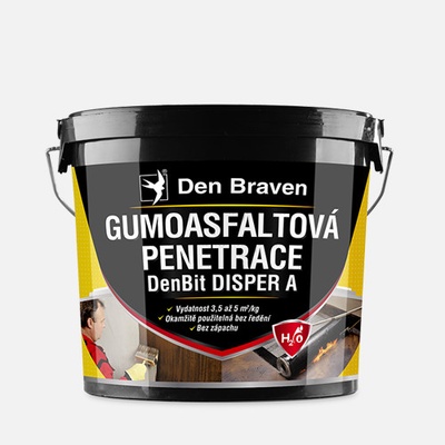 DEN BRAVEN Gumoasfaltová penetrácia DenBit DISPER A 5 kg