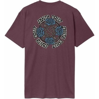 Santa Cruz DRESSEN ROSES EVO T-SHIRT DARK CHERRY