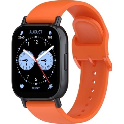 PROTEMIO 96047 BUTTERFLY Vymeniteľný remienok pre Xiaomi Redmi Watch 5 Lite oranžový