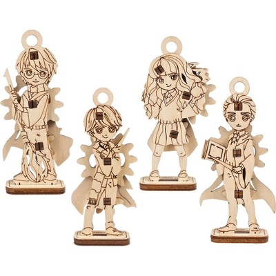 UGears Дървен 3D пъзел Ugears от 31 части - Хари Потър: Учениците на Хогуортс (U-70263 )