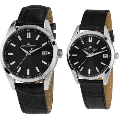 Jacques Lemans Комплект часовници за двойки Jacques Lemans 1-1868E & 1-1811E (1-1868E-1-1811E)
