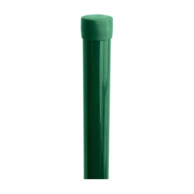 Pilecký Sloupek kulatý IDEAL Zn+PVC průměr 48 mm výška 1750 mm zelený bez příchytky