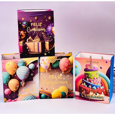 Armtoys ПОДАРЪЧНА ЧАНТА 3d feliz cumpleanos 32*26*10 4 ВИДА