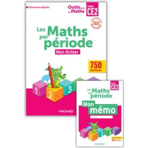 Outils pour les Maths CE2 par période - Fichier de l'élève + Mémo (2025)