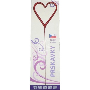 České prskavky Srdce