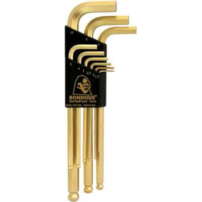 Bondhus Kľúč L 1.5-10 mm imbus s guličkou 9- dielna sada BLX9MG 38099