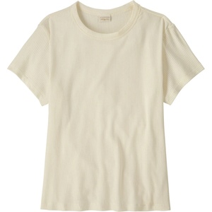 Patagonia Дамска тениска Patagonia Women's Rib Knit Top T-shirt - White - размер XS (916-6172-0411)
