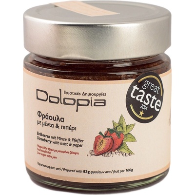 Dolopia jahodový Džem s mátou a pepřem 260 g