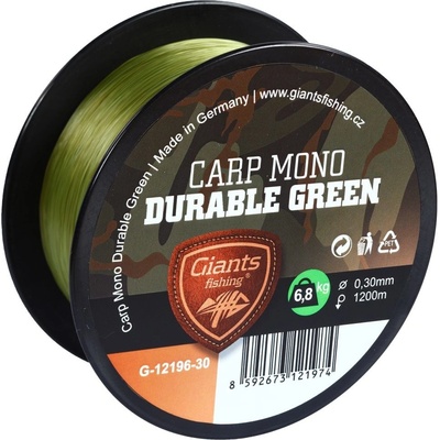 Giants fishing Carp Mono Durable Green 1200m 0,28mm