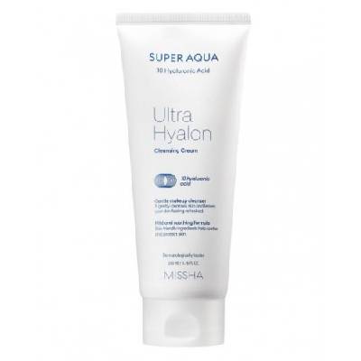 Super Aqua Ultra Hyalron Cleansing Cream - Крем за почистване на грима и лицето 200мл