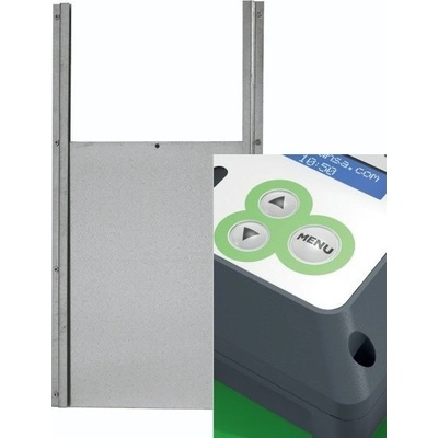 PEPU Automatická dvířka do kurníku Gaun XXL dvířka 430 x 400 mm