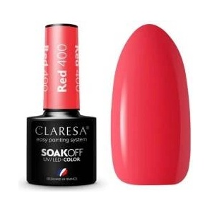 Claresa Soak Off UV/LED Red Gel Polish 400 5g