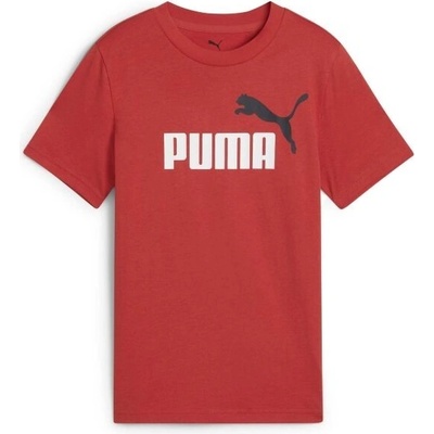 Puma Essentials 2 COLOR N0.1 LOGO TEE B Chlapecké triko červená