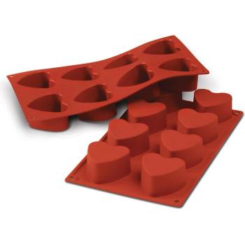 Silikomart Форма за сладки Sf040 Cuore (20.040.00.0065)