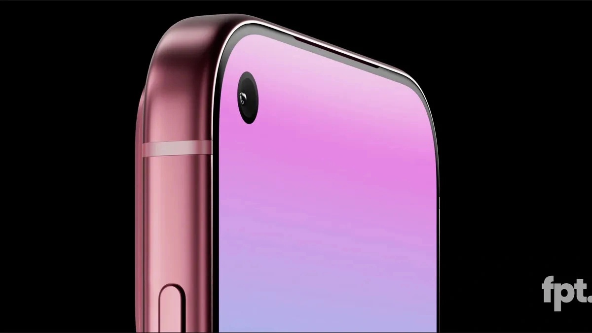 A hamarosan megjelenő iPhone 18 Pro (Max) előlapjának renderelése A hamarosan megjelenő iPhone 18 Pro (Max) előlapjának renderelése
