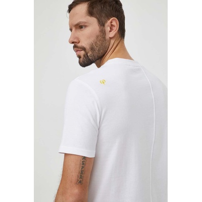 Desigual Памучна тениска Desigual WILLOW в бяло с изчистен дизайн (24SMTK13)