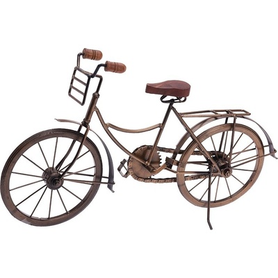 HOMESTYLING Dekorace stojící BICYKL 47 cm měděná KO-A78100010mede