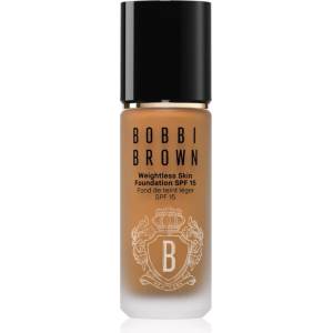 Bobbi Brown Weightless Skin Foundation SPF 15 дълготраен фон дьо тен с хидратиращ ефект цвят Neutral Almond 30ml