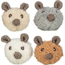 Trixie Plyšový méďa - hlava s catnipem 8 cm