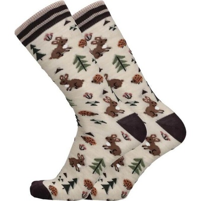 Sukkamestarit Merino ponožky zajíčci 39-42 pískové