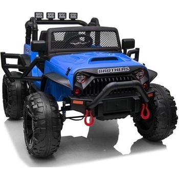 Mamido Elektrické autíčko jeep Brothers 200W lakované modrá
