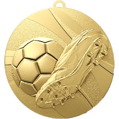 Tryumf me5003/g medaila futbal pr.50 mm hr.1,5 mm zlato bronz