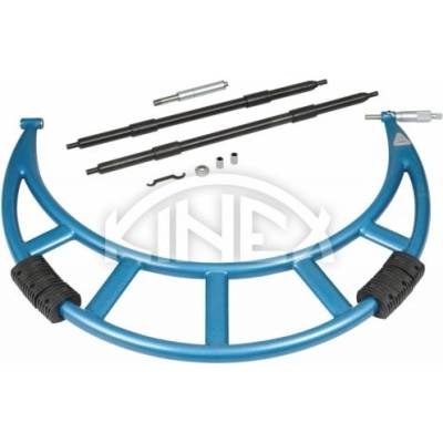 Kinex 7026 Mikrometr třmenový 300-400mm dělení 0,01 DIN 863 ČSN 251420
