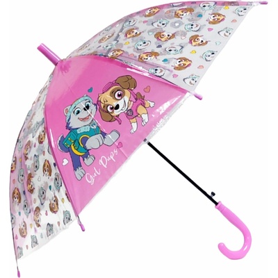 Eplusm Girl pups Paw Patrol deštník automatický růžový