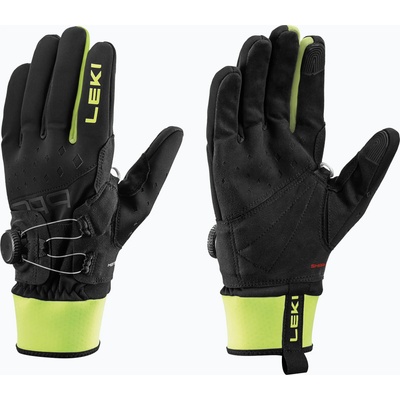 LEKI Ски ръкавици LEKI PRC Boa Shark black/neon yellow
