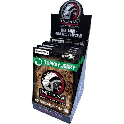 INDIANA Jerky krůtí Original ZIP 720 g