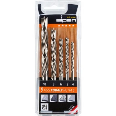 Alpen HSS-Cobalt PCTM 5-pcs