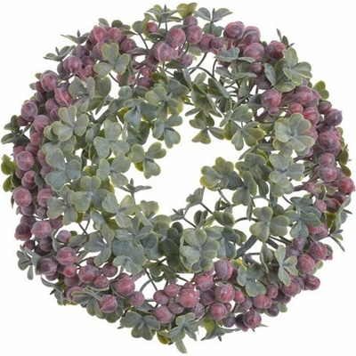 Věnec s červenými bobulkami 18 cm