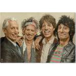 NNM плакат rolling stones - art by sebastian kruger - gpe6067