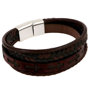HARAHU Гривна mu-33308 - Кафява / 21см kp33308