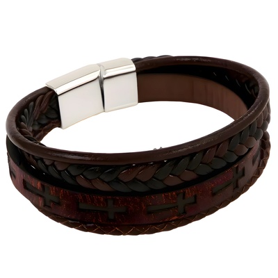 HARAHU Гривна mu-33308 - Кафява / 21см kp33308