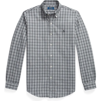 Ralph Lauren Риза с дълъг ръкав Polo Ralph Lauren Men's BrushOxf Long Sleeve Patterned Shirt - Grey Heather