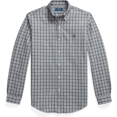 Ralph Lauren Риза с дълъг ръкав Polo Ralph Lauren Men's BrushOxf Long Sleeve Patterned Shirt - Grey Heather