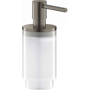GROHE Selection - Дозатор за течен сапун, стъкло/матирано Hard Graphite 41028AL0 (41028AL0)