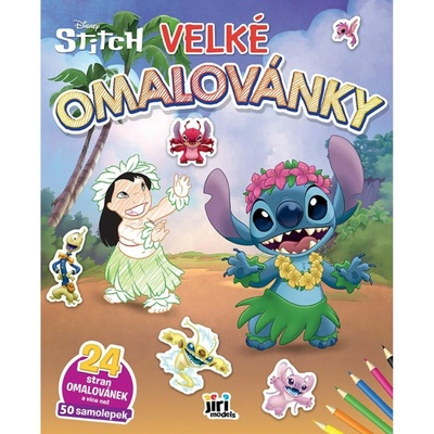 Jiri Models Velké omalovánky Lilo & Stitch – Zboží Dáma