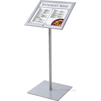 Jansen Display Menuboard s vitrínou 2xA4 LED lišta, 505 x 1150 mm