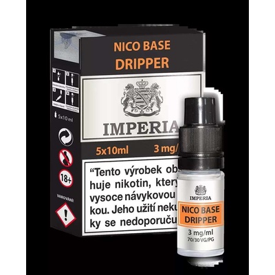 Boudoir Samadhi s.r.o. IMPERIA Dripper Base PG30/VG70 3mg 5x10ml