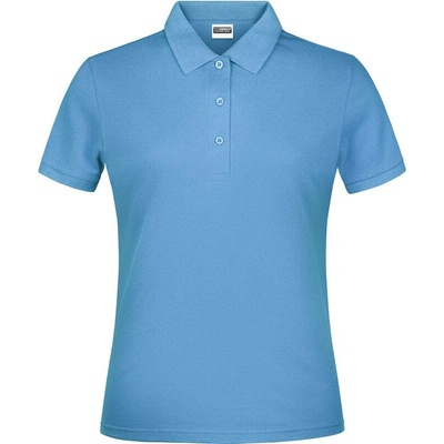 James & Nicholson JN 791 Dámske piqué polo modrá Sky
