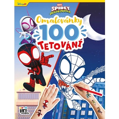 Jiří Models Omalovánky a 100 tetování Spidey