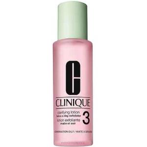 Clinique 3-Step Skin Care Clarifying Lotion 3 Twice A Day Exfoliator Combination Oily хидратиращ тоник за смесена към мазна кожа за жени 400 мл