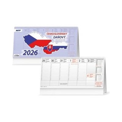stolní Daňový česko/slovenský 1061645 2026