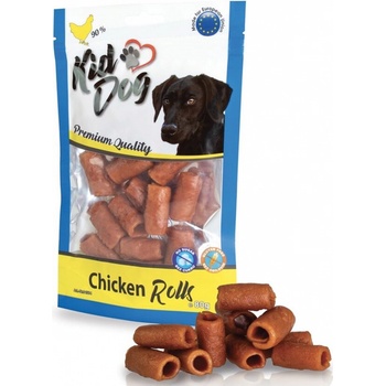 KidDog Chicken Rolls kuracie trubičky mäkká mäsová pochúťka pre psy 80 g