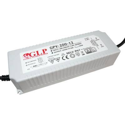 GLP GPV zdroj plastový CV IP67 různé typy 12V/24V - 12V, 192W