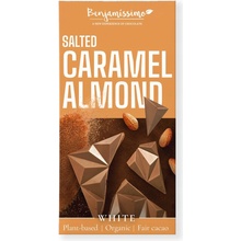 Benjamissimo Svetlá čokoláda Vegan slaný karamel a mandle bio 60 g