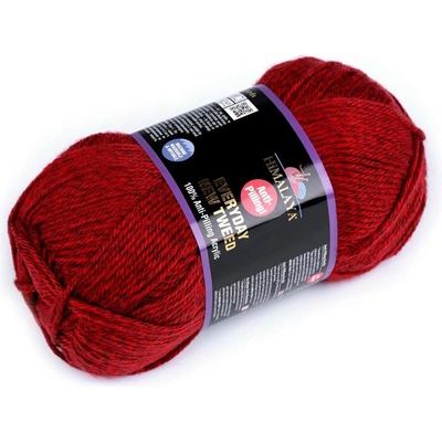 Příze pletací Everyday New Tweed 100 g Varianta: 2 (75102) červená, Balení: 1 ks 52366/130013/244511